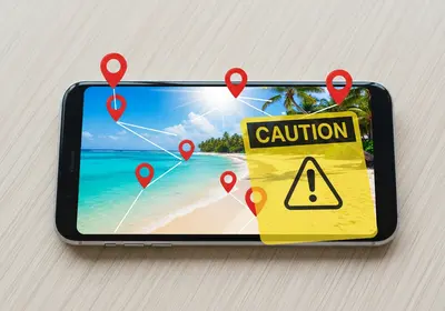 The Risks of Sharing Vacation Photos in Real Time